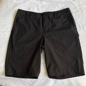 RSQ Big Boys Black Flat-Front Shorts
